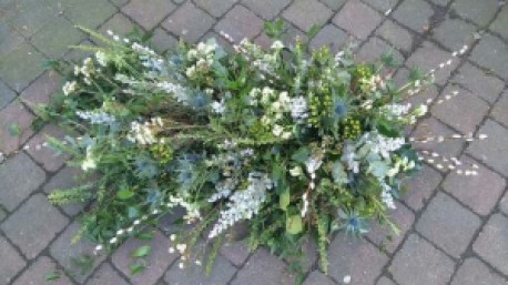 Rustic Coffin Spray