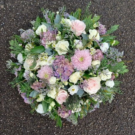 Pastel Funeral Posy