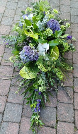 Green and Purple tropical double ended spray