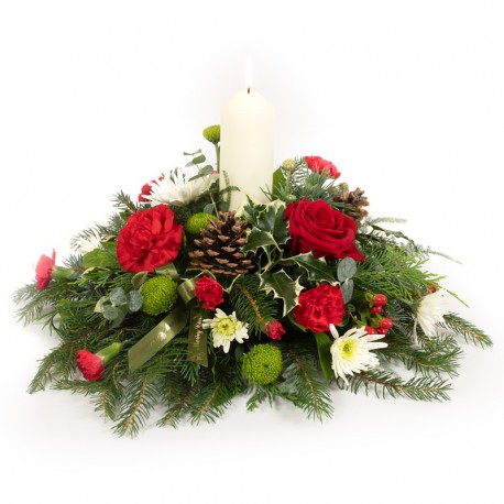 Festive table arrangement